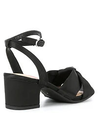 GB Girls' Tess Satin Knotted Dress Heels (Youth)