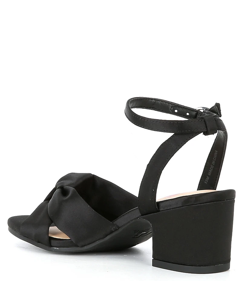 GB Girls' Tess Satin Knotted Dress Heels (Youth)