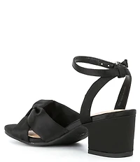 GB Girls' Tess Satin Knotted Dress Heels (Youth)