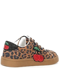 GB Girls' Trixie Leopard Cherry Ornament Sneakers (Infant)