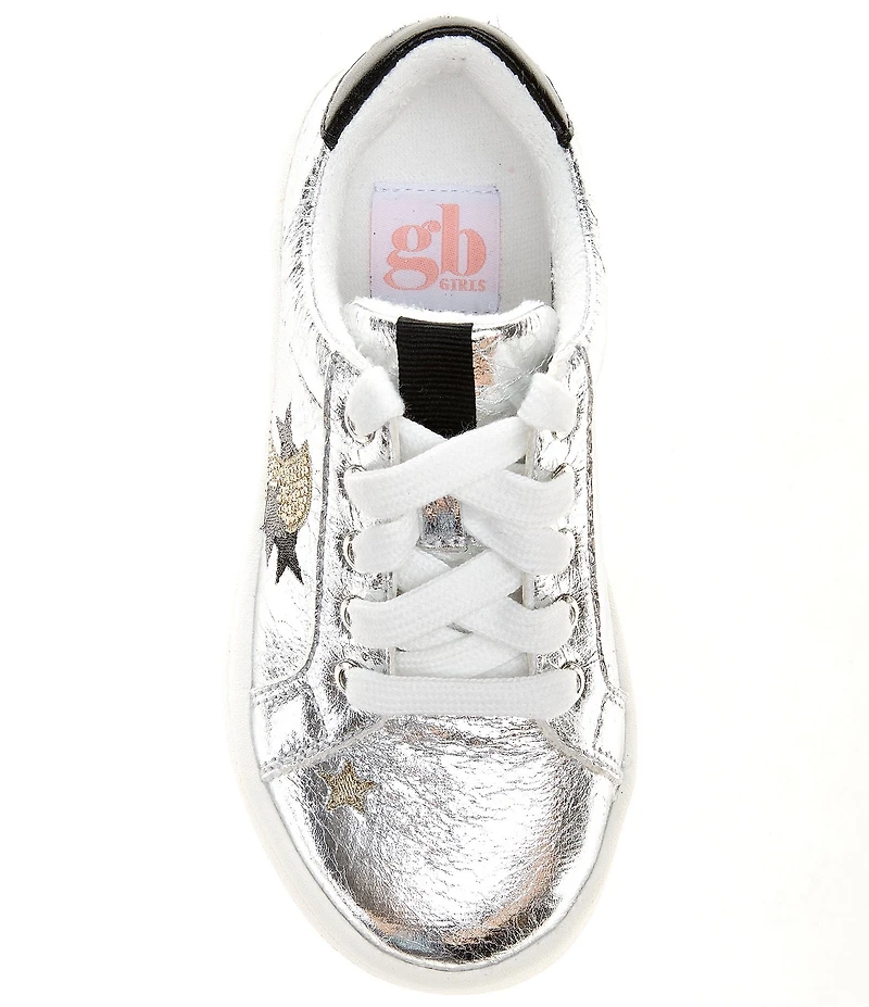 GB Girls' Trixie Silver Sneakers (Toddler)