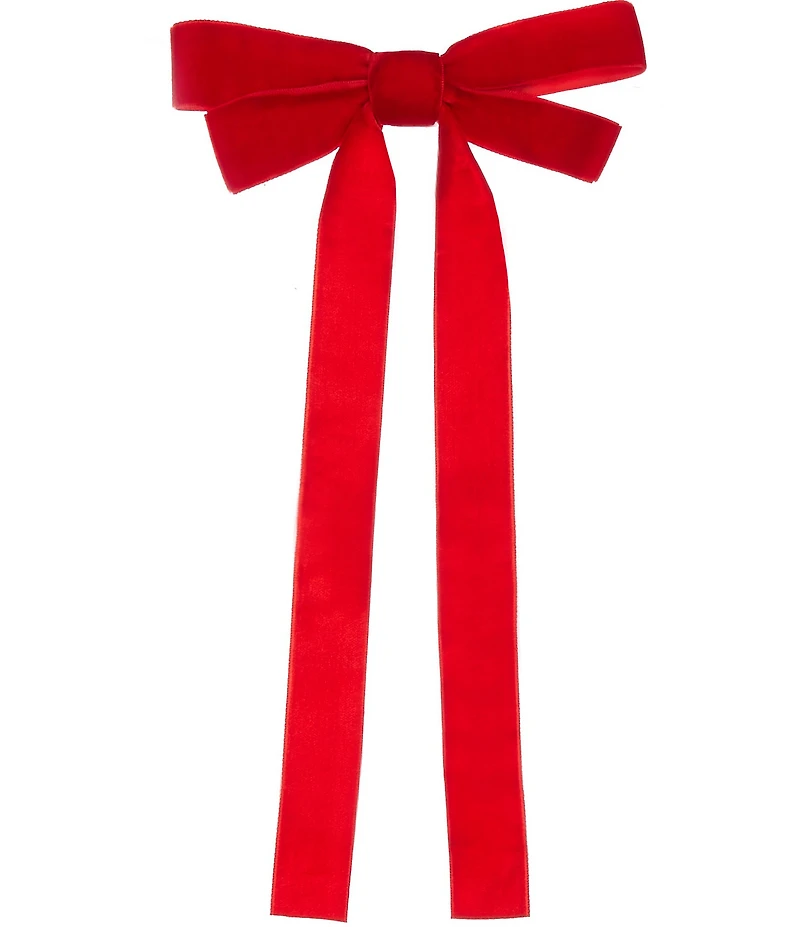 Copper Key Girls Velvet Hair Bow