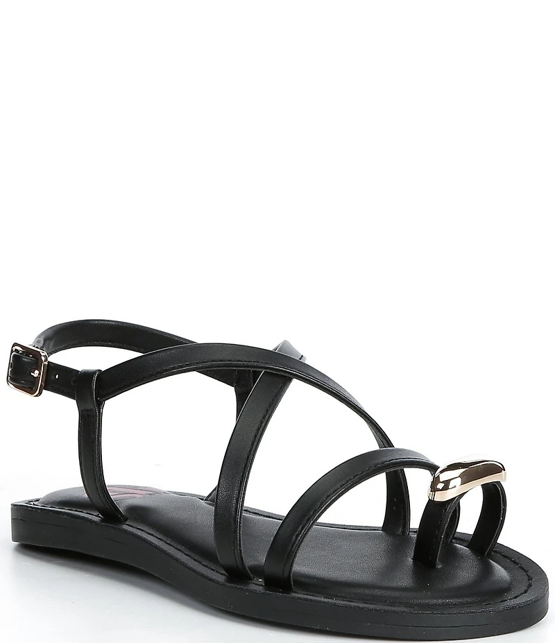 GB Girls' Wadkins Toe Ring Flat Sandals (Toddler)