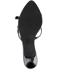 GB Go-See Leather X-Band Strappy Mini Buckle Sandals