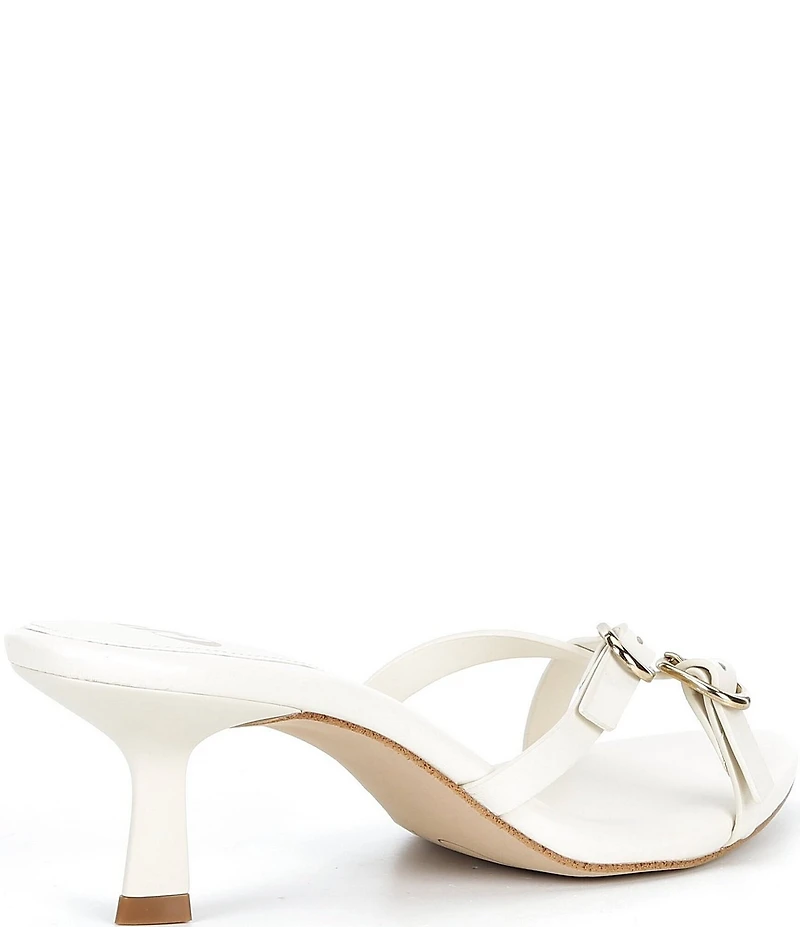 GB Go-See Leather X-Band Strappy Mini Buckle Sandals