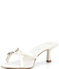 GB Go-See Leather X-Band Strappy Mini Buckle Sandals