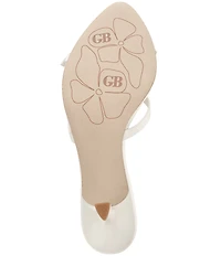 GB Go-See Leather X-Band Strappy Mini Buckle Sandals