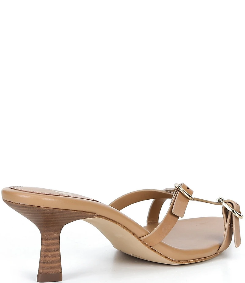 GB Go-See Leather X-Band Strappy Mini Buckle Sandals