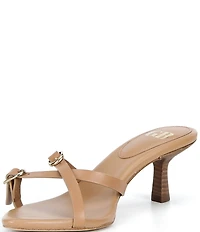 GB Go-See Leather X-Band Strappy Mini Buckle Sandals