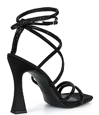 GB Golden-Hour 2 Glitter Strappy Ankle Strap Dress Sandals