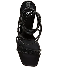 GB Golden-Hour 2 Glitter Strappy Ankle Strap Dress Sandals
