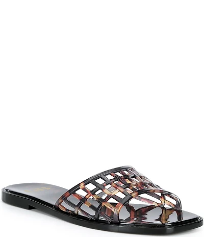 GB Gum-Drop Tortoise Jelly Slip On Sandals
