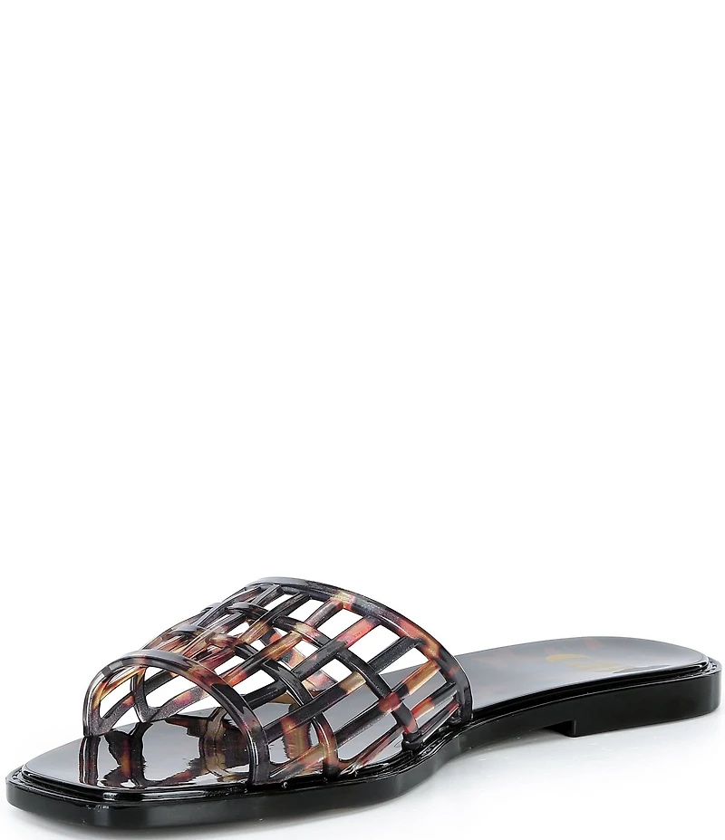 GB Gum-Drop Tortoise Jelly Slip On Sandals