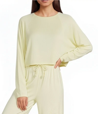 GB Hacci Batwing Cropped Coordinating Pullover Top