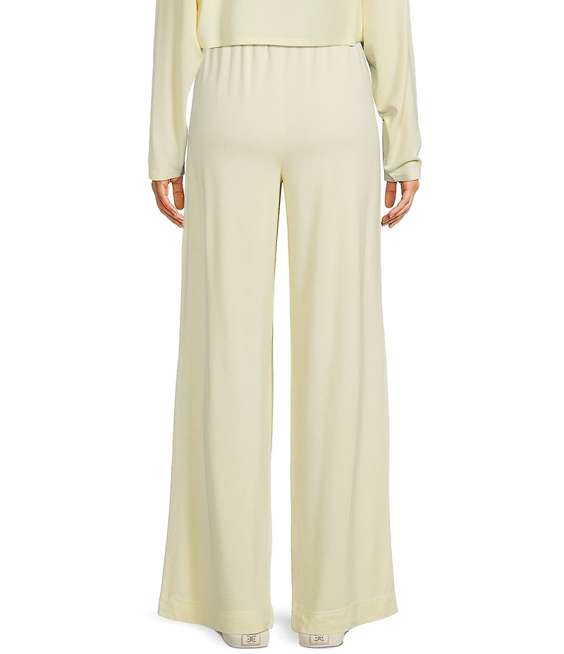 GB Hacci Wide Leg Coordinating Drawstring Pants