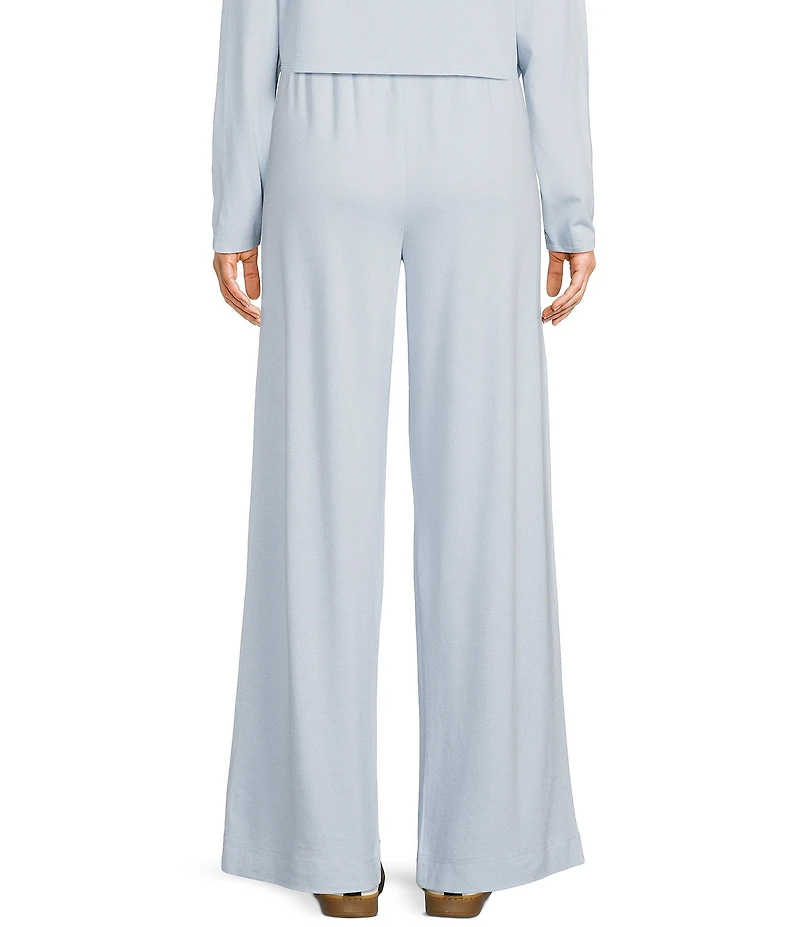 GB Hacci Wide Leg Coordinating Drawstring Pants