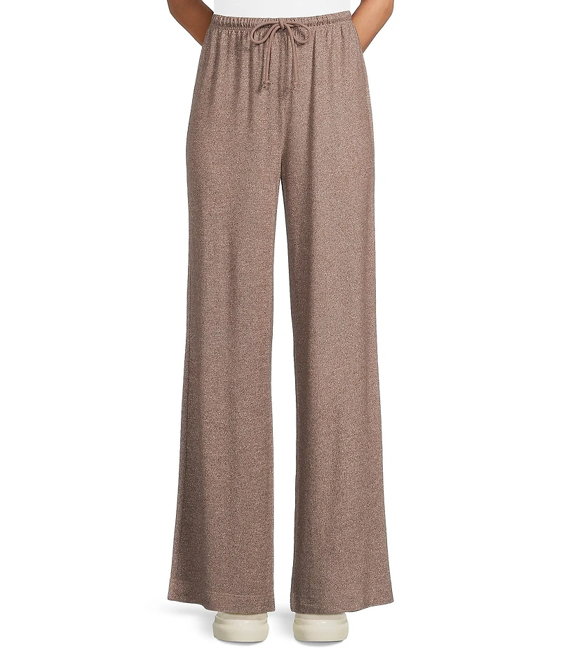 GB Hacci Wide Leg Coordinating Drawstring Pants