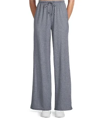GB Hacci Wide Leg Coordinating Drawstring Pants