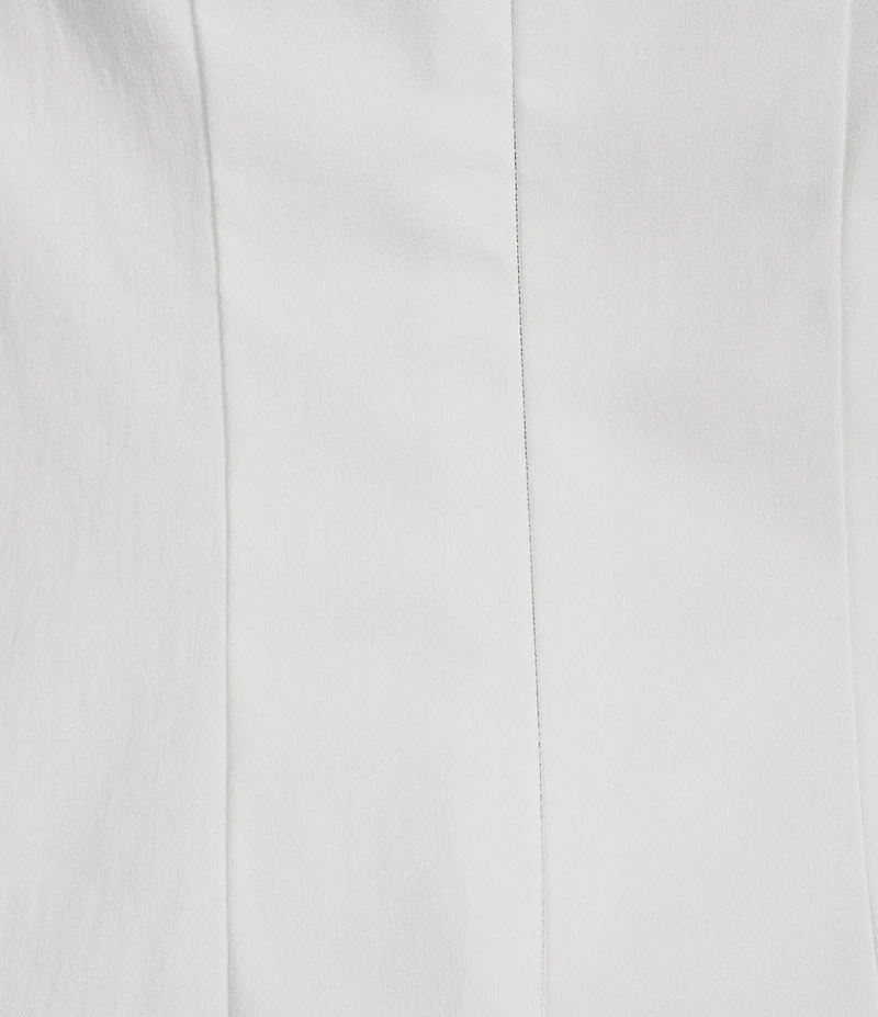 GB High Neck Pleated Mini Dress