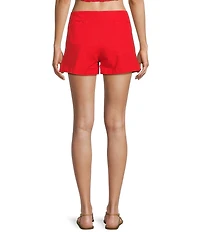 GB High Waist Coordinating Linen Blend Shorts