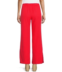 GB High Waisted Wide Leg Linen Pants