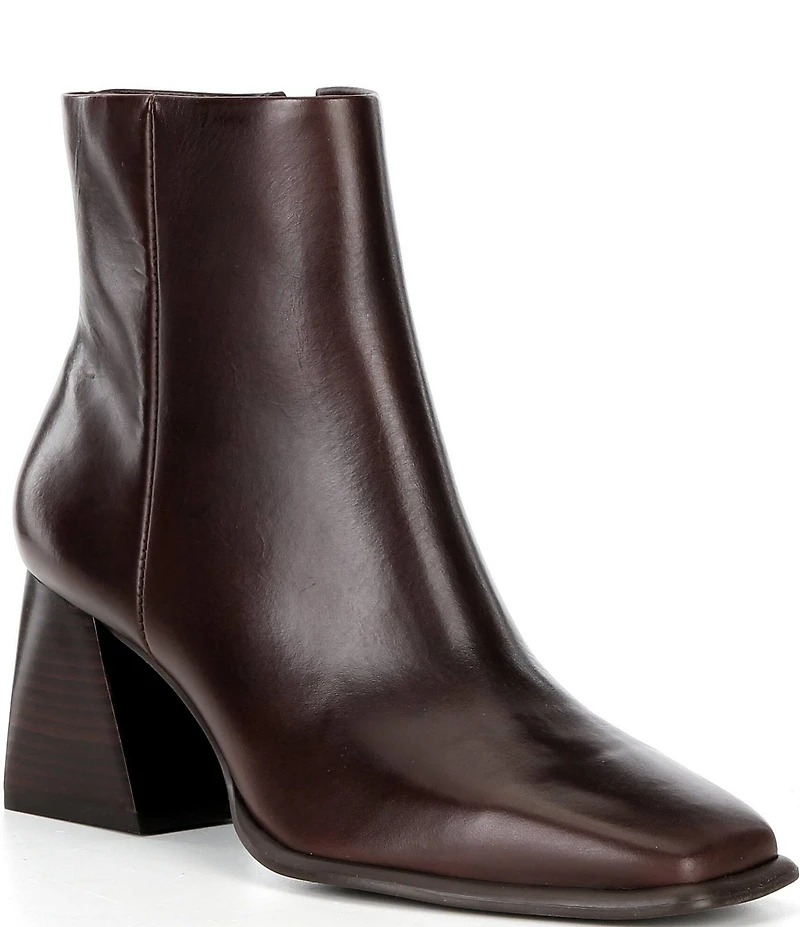 GB Holy-Grail Leather Block Heel Booties