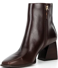 GB Holy-Grail Leather Block Heel Booties
