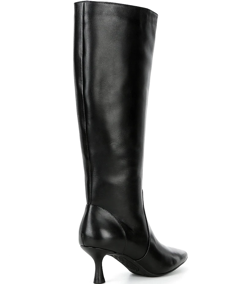 GB It-Girl Leather Pointed Toe Tall Boots