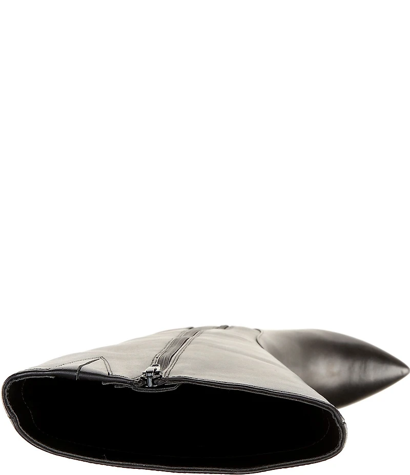 GB It-Girl Leather Pointed Toe Tall Boots