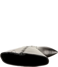 GB It-Girl Leather Pointed Toe Tall Boots