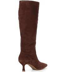 GB It-Girl Suede Pointed Toe Tall Boots
