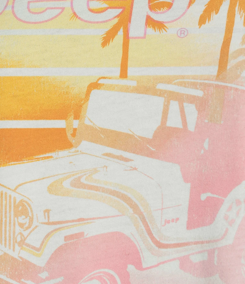 GB Jeep Palm Tree Graphic Tee