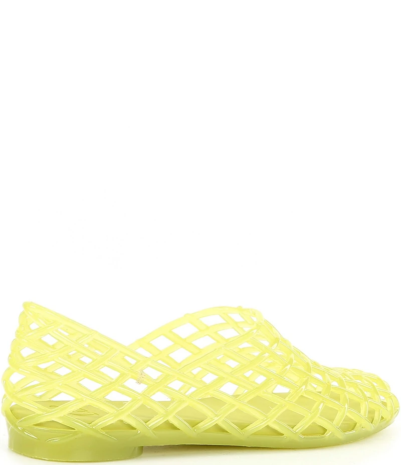 GB Jell-Us Jelly Woven Inspired Slip On Flats