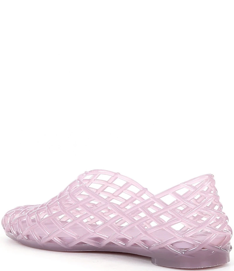 GB Jell-Us Jelly Woven Inspired Slip On Flats