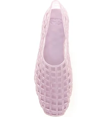 GB Jell-Us Jelly Woven Inspired Slip On Flats