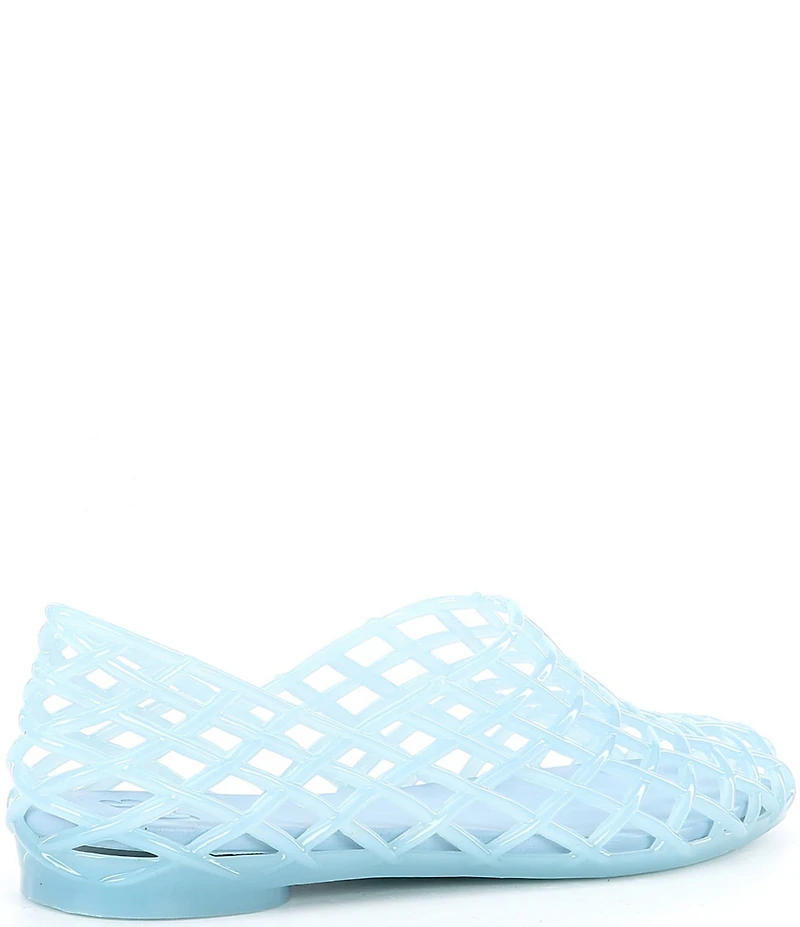 GB Jell-Us Jelly Woven Inspired Slip On Flats