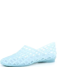 GB Jell-Us Jelly Woven Inspired Slip On Flats