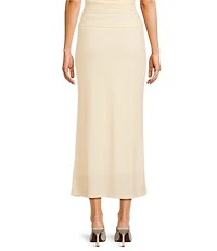 GB Knit Fold Over Coordinating Maxi Skirt