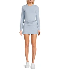GB Knit Foldover Waist Coordinating Mini Skort