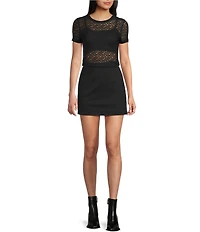 GB Knit Lace Fitted Baby T-Shirt