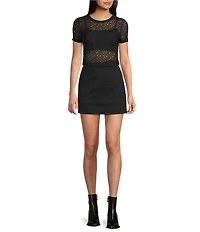 GB Knit Lace Fitted Baby T-Shirt