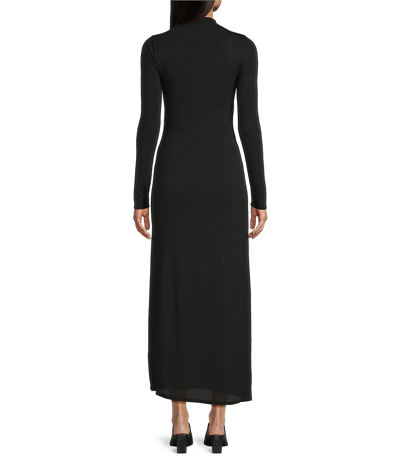GB Knit Long Sleeve Maxi Dress