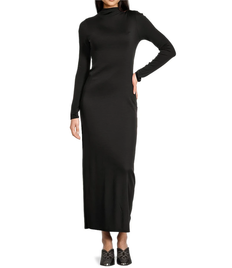 GB Knit Long Sleeve Maxi Dress