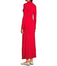 GB Knit Long Sleeve Maxi Dress