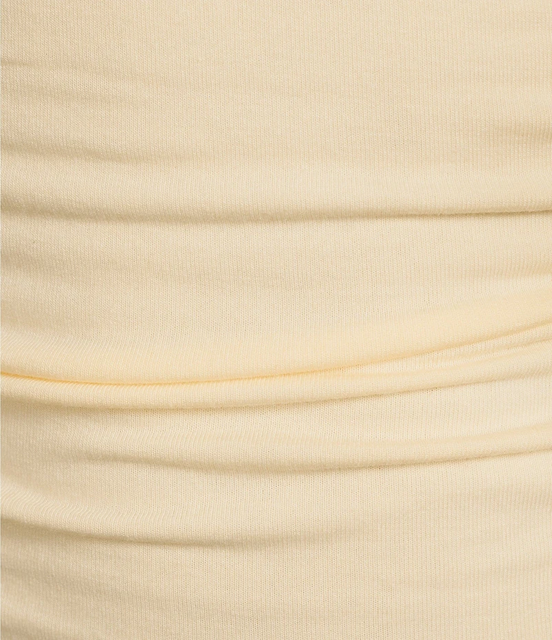 GB Knit Ruched Coordinating Halter Top