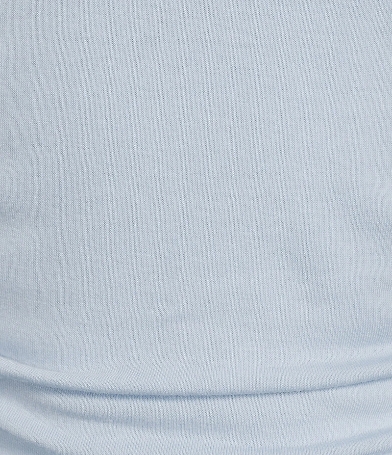 GB Knit Side Ruched Long Sleeve Coordinating Top