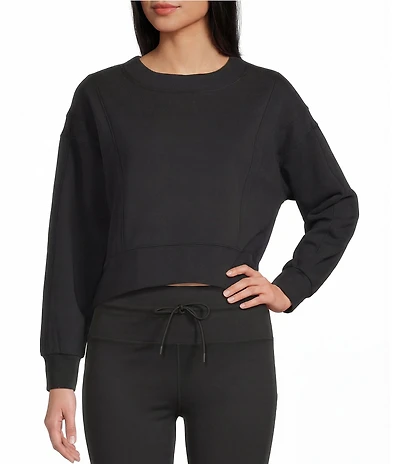 GB Coordinating Knit Side Slit Sweatshirt