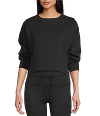 GB Coordinating Knit Side Slit Sweatshirt