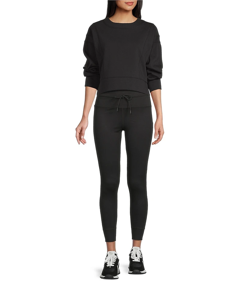 GB Coordinating Knit Side Slit Sweatshirt