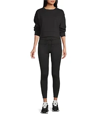 GB Coordinating Knit Side Slit Sweatshirt